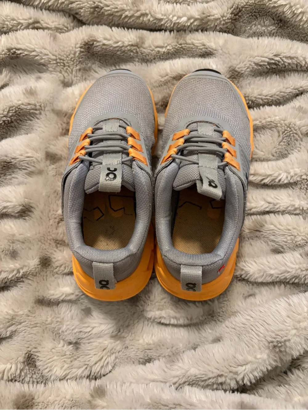 Cloudswift Gray & Orange Running Sneaker